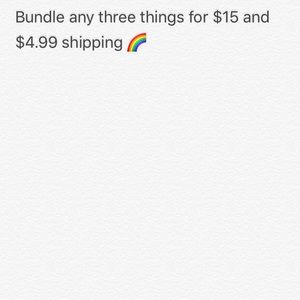 Anything goes !! I ship same day or early next